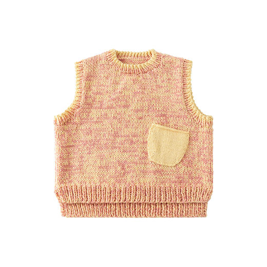 苏苏姐家渐彩背心手工DIY编织粗羊毛棒针毛线团自制材料包 商品图4