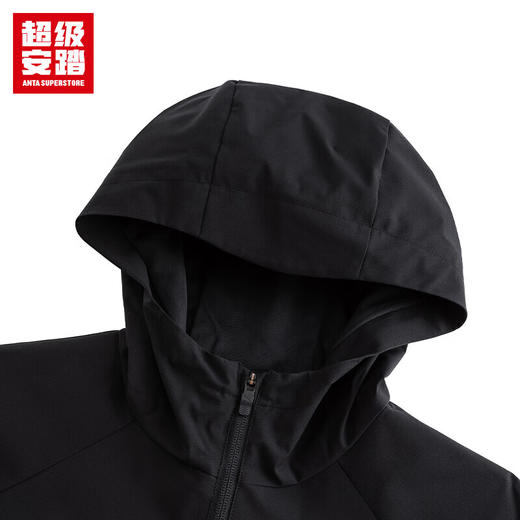 超级安踏防水加绒外套男秋冬运动训练夹克休闲连帽上衣152547604U 商品图4