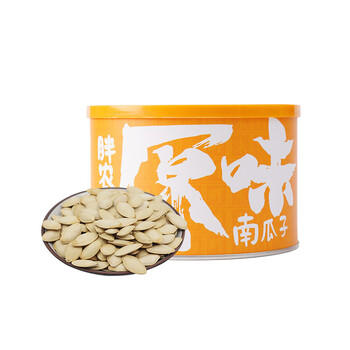 胖农休闲零食 坚果炒货 内蒙古原味大南瓜子熟白瓜籽新瓜子罐装220g /休闲食品 /坚果炒货 /南瓜子 商品图2
