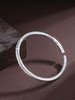 子佩集S999银【云浮祥遇】手镯【ZZSZ007】纯银祥云圆棍开口2504 商品缩略图0