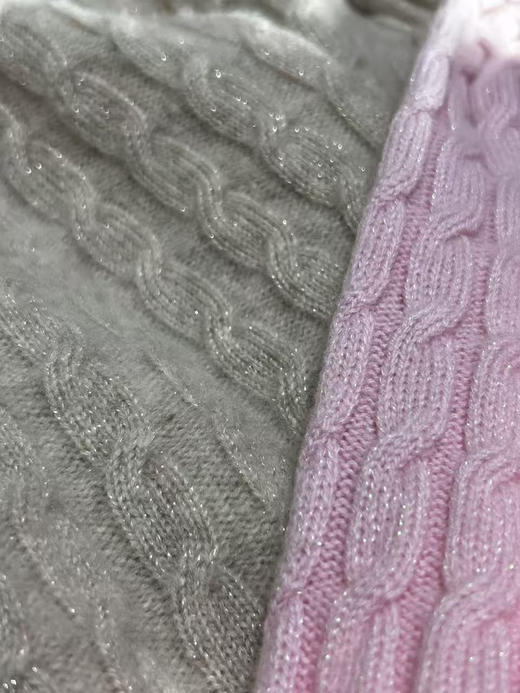 【团购 2025年 纯羊毛 绞花连帽衫】十色 镶嵌金丝纯羊毛 连帽衫 请手洗或轻柔机洗哦 柔软 亲肤 商品图12