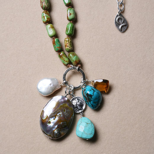 北京仓｜Chan Luu-Mael Charm-多宝石 吊坠 串珠 项链［美国设计师］ 商品图4