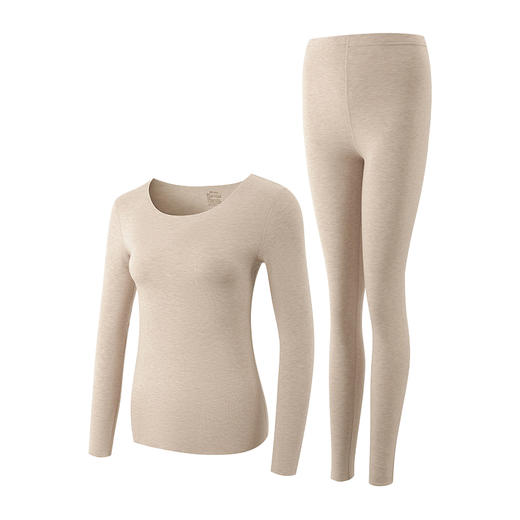 爱帝女士山羊绒蚕丝无痕保暖内衣套装 商品图10