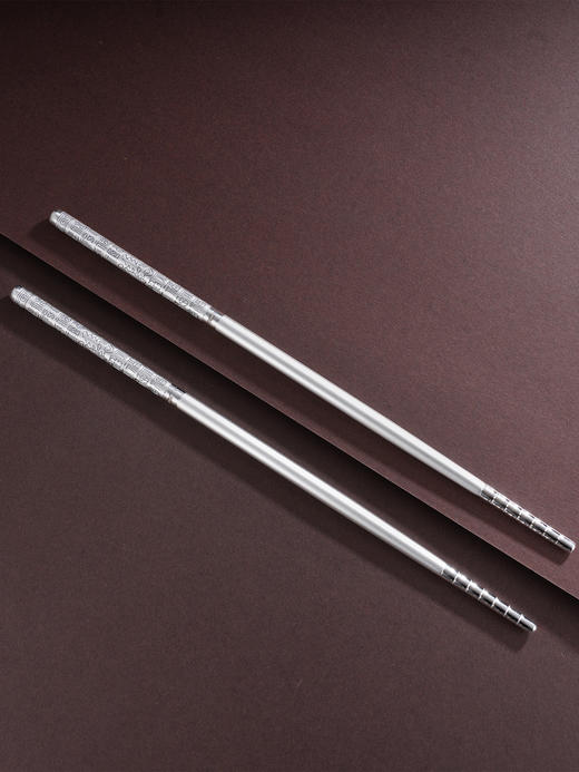 子佩集S999银【福来运到】摆件【B3104】纯银福字筷子餐具2505 商品图0