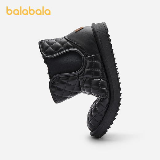 巴拉巴拉童鞋儿童雪地靴男童加厚加绒棉靴冬季靴子防滑棉鞋一脚蹬 商品图2