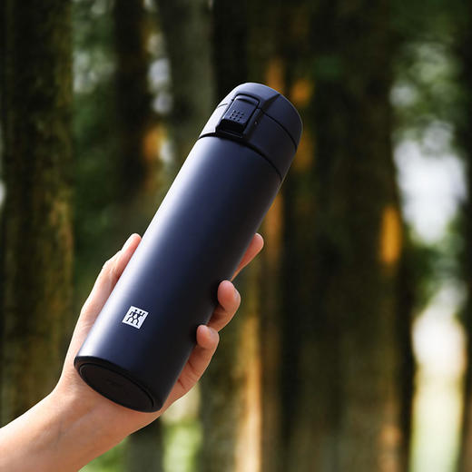 [双立人]真空弹跳杯450毫升 黑色 商品图1