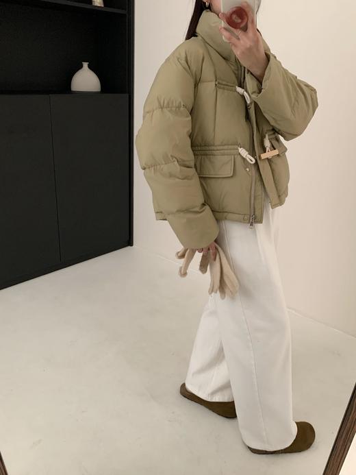 【YW】无忧购甜美木扣短款羽绒服女立领小个子保暖白鸭绒面包服外套8830款（截单后7天发货） 商品图10