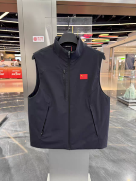 安踏冠军2025冬装新款男士羽绒马甲商务保暖内搭黑背心152540909