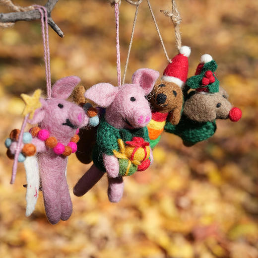 北京仓｜Felt So Good-Rudolph Dachshund Dog-圣诞毛衣腊肠小狗 羊毛毡 挂件［英国设计师］ 商品图8