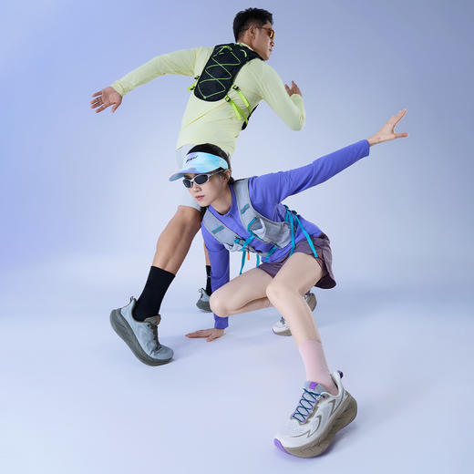 【双密度科技缓震中底 前掌回弹后掌缓震】必迈远征者Pure2.0全天候 超轻耐磨防滑橡胶大底 独特鞋底全掌通风气道(女款预售15天发货) 商品图7