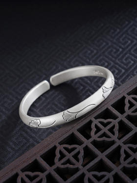 【杏运时光】子佩集S999手工银手镯原创设计【55071254】2506