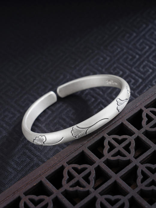 【杏运时光】子佩集S999手工银手镯原创设计【55071254】2506 商品图0