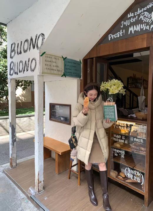 Read Nameless /超柔长款羽绒服 甘草色 2025/11/15 商品图5