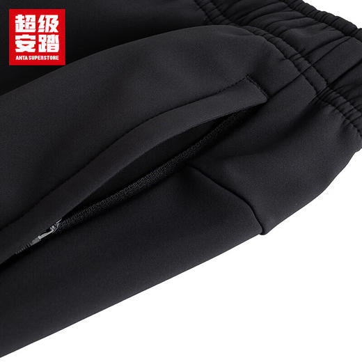 超级安踏防水加绒长裤男子秋冬保暖运动裤休闲通勤裤子152547505U 商品图5