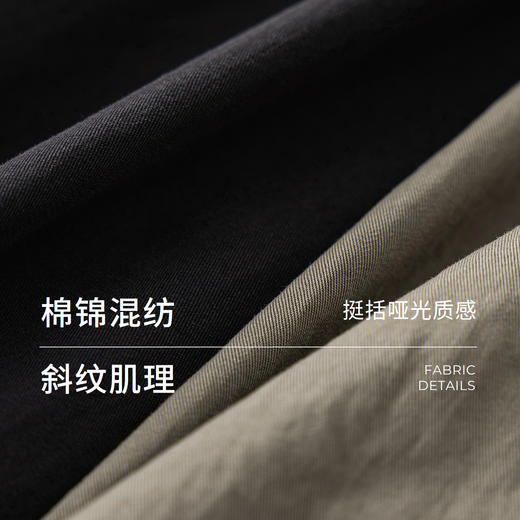 棉仓367615003-【90白鹅绒】立领风衣黑色羽绒服女中长款肌理感无绗线鹅绒服 商品图1