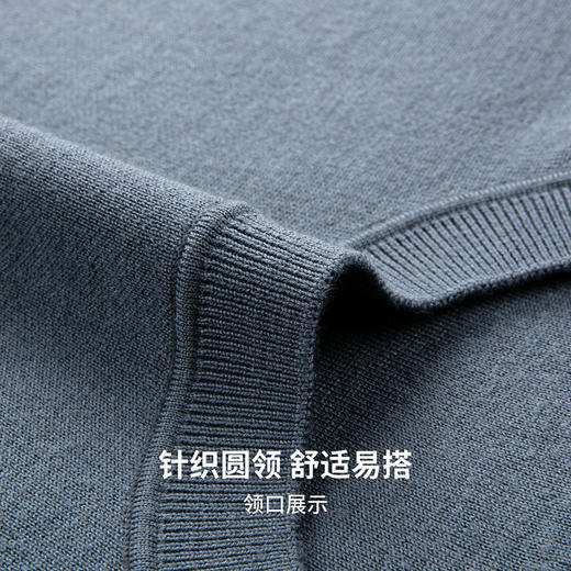 【门店新品&含羊毛】圣得西男休闲毛衫25年冬季新款圆领百搭毛衣 商品图6