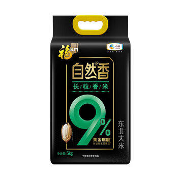 福临门 自然香 长粒香大米 东北大米 10斤 9%黄金碾磨技术 商品图2