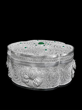 子佩集S999银手工银花丝【天香翠影银花丝锦盒】大师工坊原创设计【TXCYYHS】2506