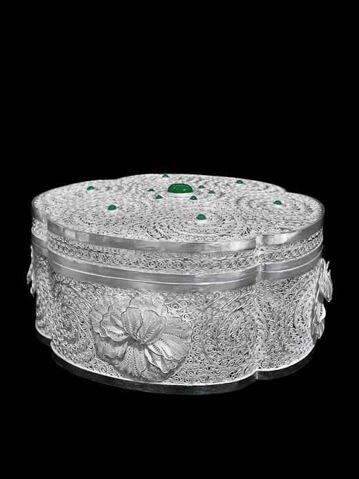 子佩集S999银手工银花丝【天香翠影银花丝锦盒】大师工坊原创设计【TXCYYHS】2506 商品图0