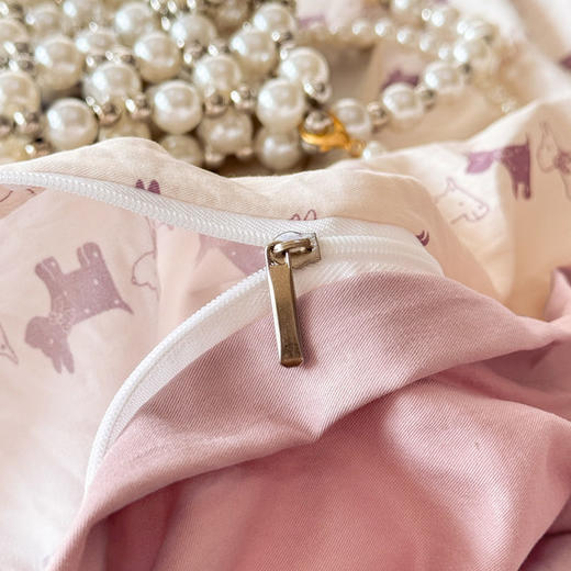 【多妈团购 云感四件套】亲肤舒适 吸湿透气，四季皆宜，被角绑带，不移位，活性印染可机洗，排汗透气-南通智锦 商品图11