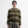 YMC JETS STRIPE KNIT 英国羊羔毛女装圆领条纹毛衣 商品缩略图0
