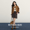 【11/19新品】熙世界高级感仿麂皮绒短外套女小个子立领机车服夹克2025秋冬新款 商品缩略图3