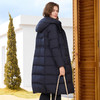 半身缘女装 冬季正肩防风保暖长款羽绒服254313M01740119 商品缩略图4
