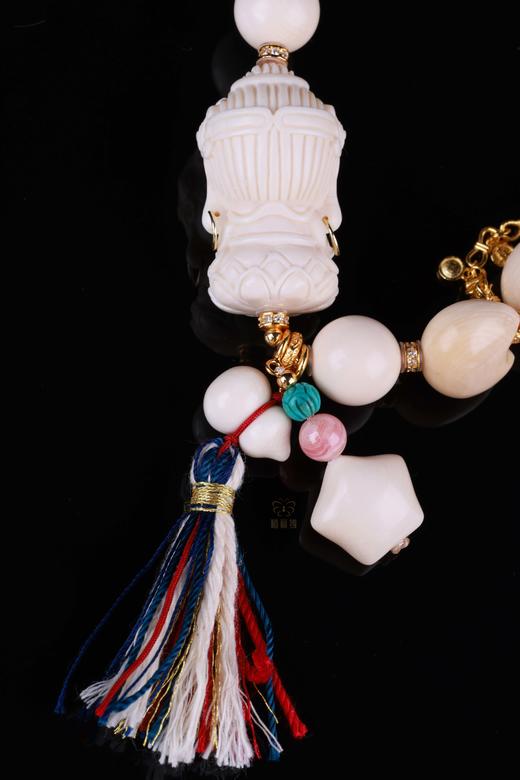 【日日富足】牙雕黄财神手串-ZX2504070 商品图2