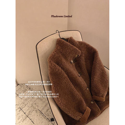 金蘑菇菇 熊熊教首席可爱 / 100羊毛颗粒绒 外套+耳罩 商品图8