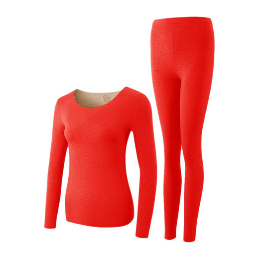 爱帝女士山羊绒蚕丝无痕保暖内衣套装 商品图13