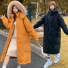 奢姿2025年冬季新款大码女装时尚保暖拼接羽绒服胖妹妹连帽外套 商品缩略图0