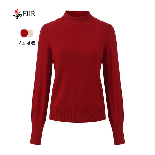 司歌半高领毛衣打底秋冬女羊毛G92G5895 商品图4