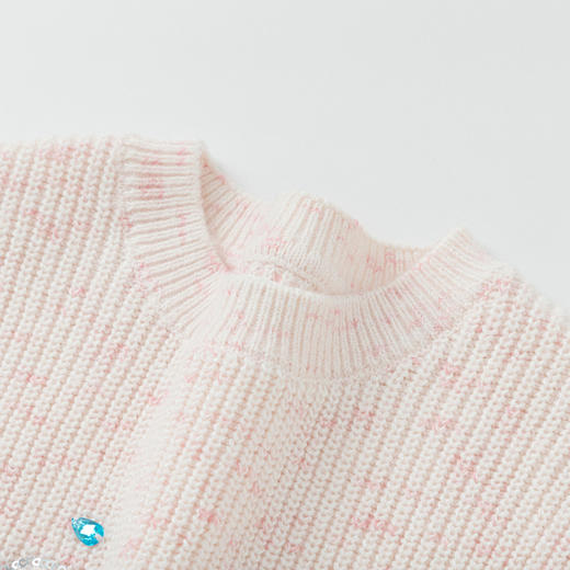 巴拉巴拉童装女童毛衣儿童针织衫秋冬款内搭套头衫甜美时尚洋气萌 商品图3