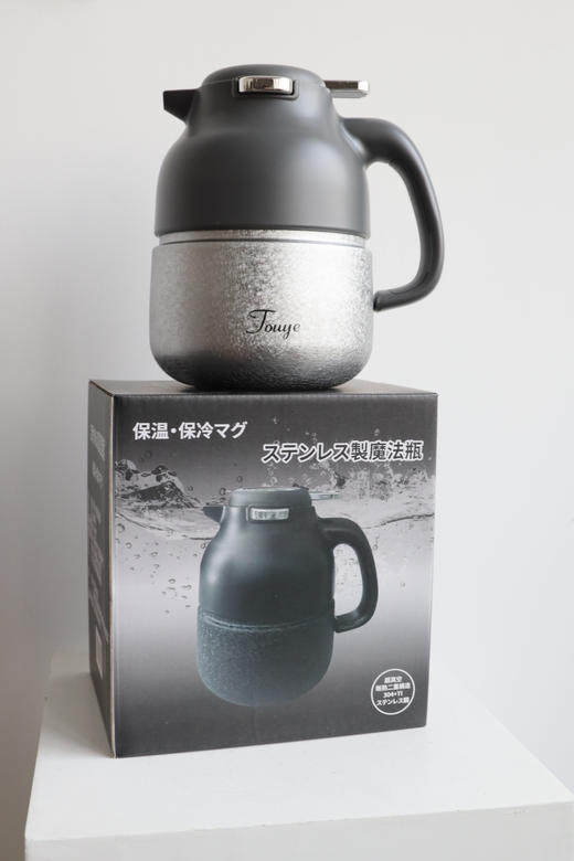 日单定制！带温显！钛内胆！家居保温壶咖啡壶（1600ml）PJ042 商品图2