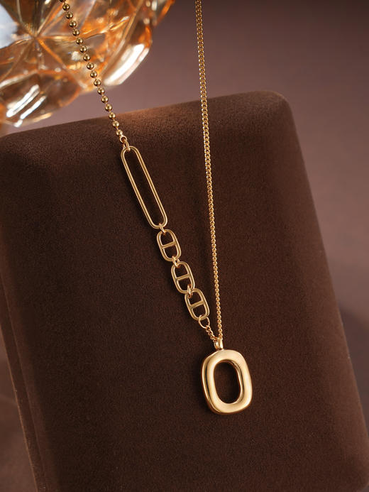 子佩集S925银【晴然】项链纯银【AJ00574】原创2镀金2501 商品图1