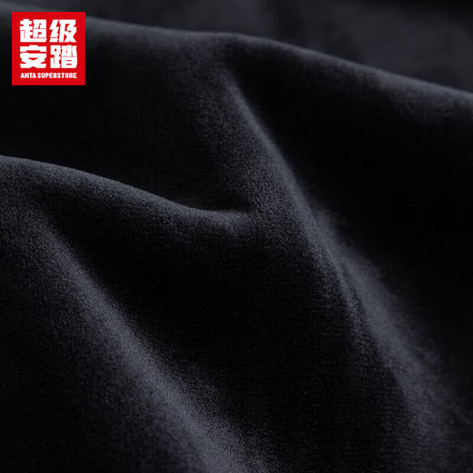 超级安踏男子经编加绒外套秋冬保暖立领运动上衣夹克152547702U 商品图7