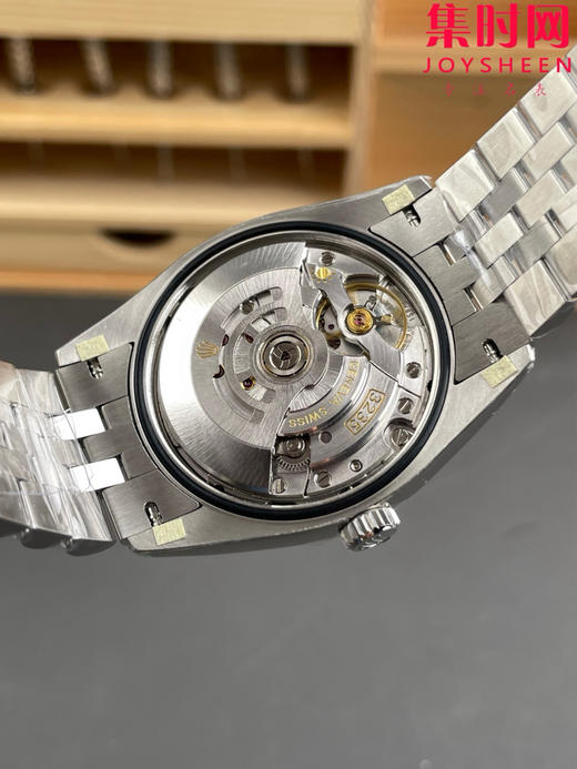 劳力士 VS日志36系列 蓝盘钻面 男士腕表 小手腕福音 丹东3235机 三珠带 表径36mm 商品图4