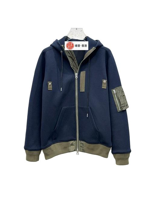 男款拼接连帽卫衣外套la 商品图0