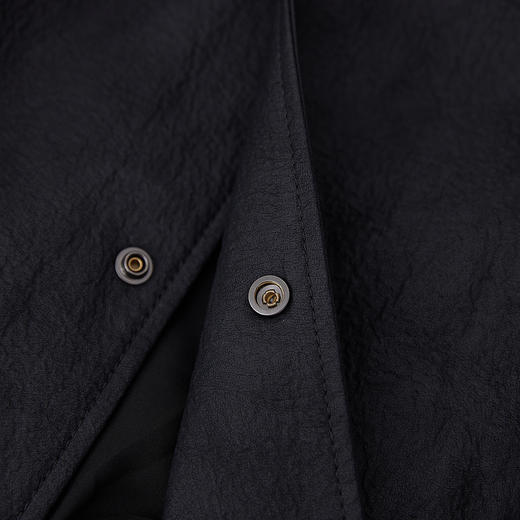 【新品上新】HX 春秋季翻领皮茄克衫外套轻奢质感S105533393101/02 商品图9