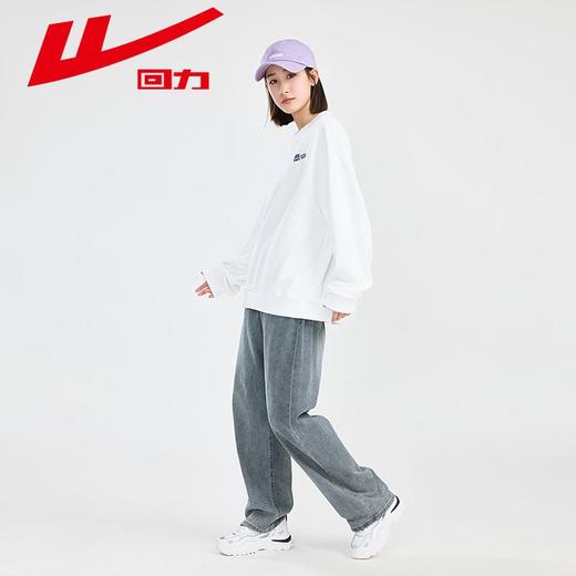 回力圆领卫衣2025春季款宽松运动休闲上衣时尚百搭小个子长袖T恤 商品图4