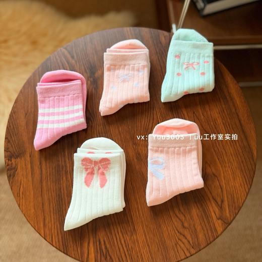 （FL代工厂做的外贸单）出口日本的95％天竺棉儿童袜~ 商品图3