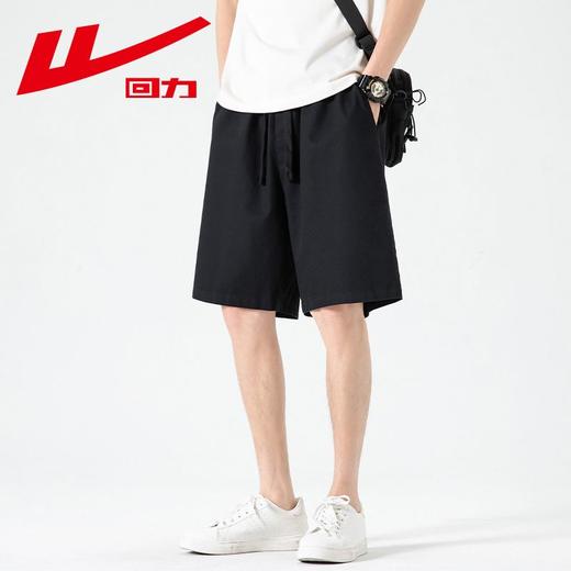回力工装短裤男2025夏季新款宽松休闲五分裤潮牌薄款透气运动裤子 商品图3