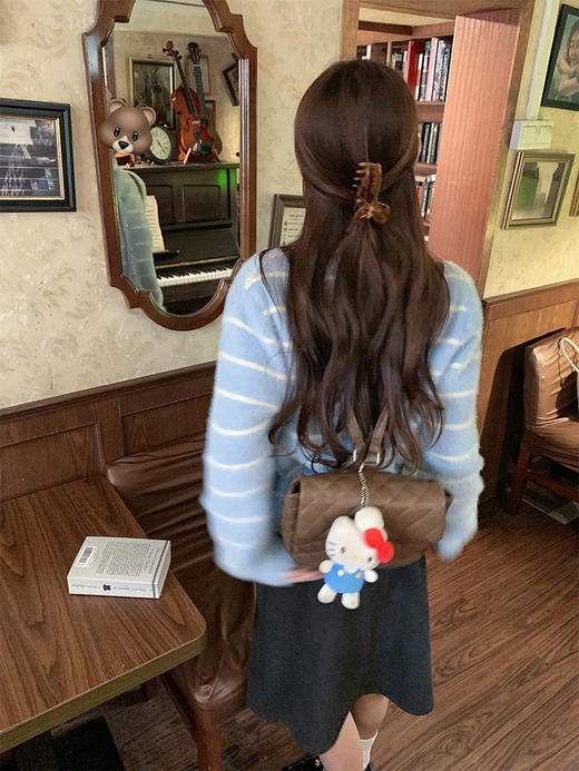 【189元任选2件】现货！蓝白条纹毛衣 商品图7