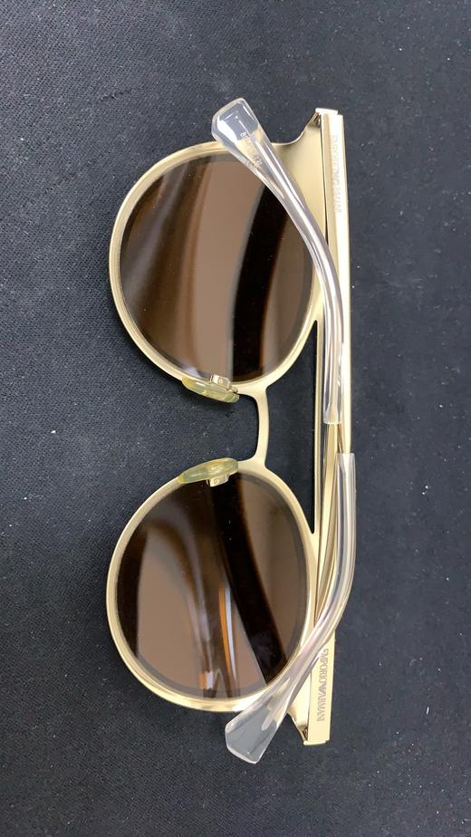 8053672895803 EMPORIO ARMANI 【复古轻奢】女式出行旅游拍照显脸小遮光圆框墨镜太阳镜 商品图1