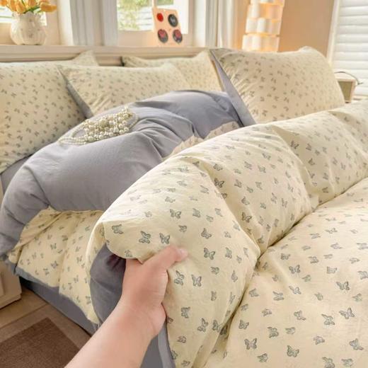 【多妈团购 云感四件套】亲肤舒适 吸湿透气，四季皆宜，被角绑带，不移位，活性印染可机洗，排汗透气-南通智锦 商品图3