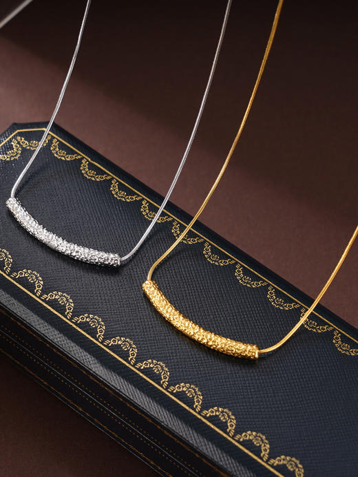 子佩集S925银【晨光夕忆】项链纯银【AE00363】原创2镀金2501 商品图6