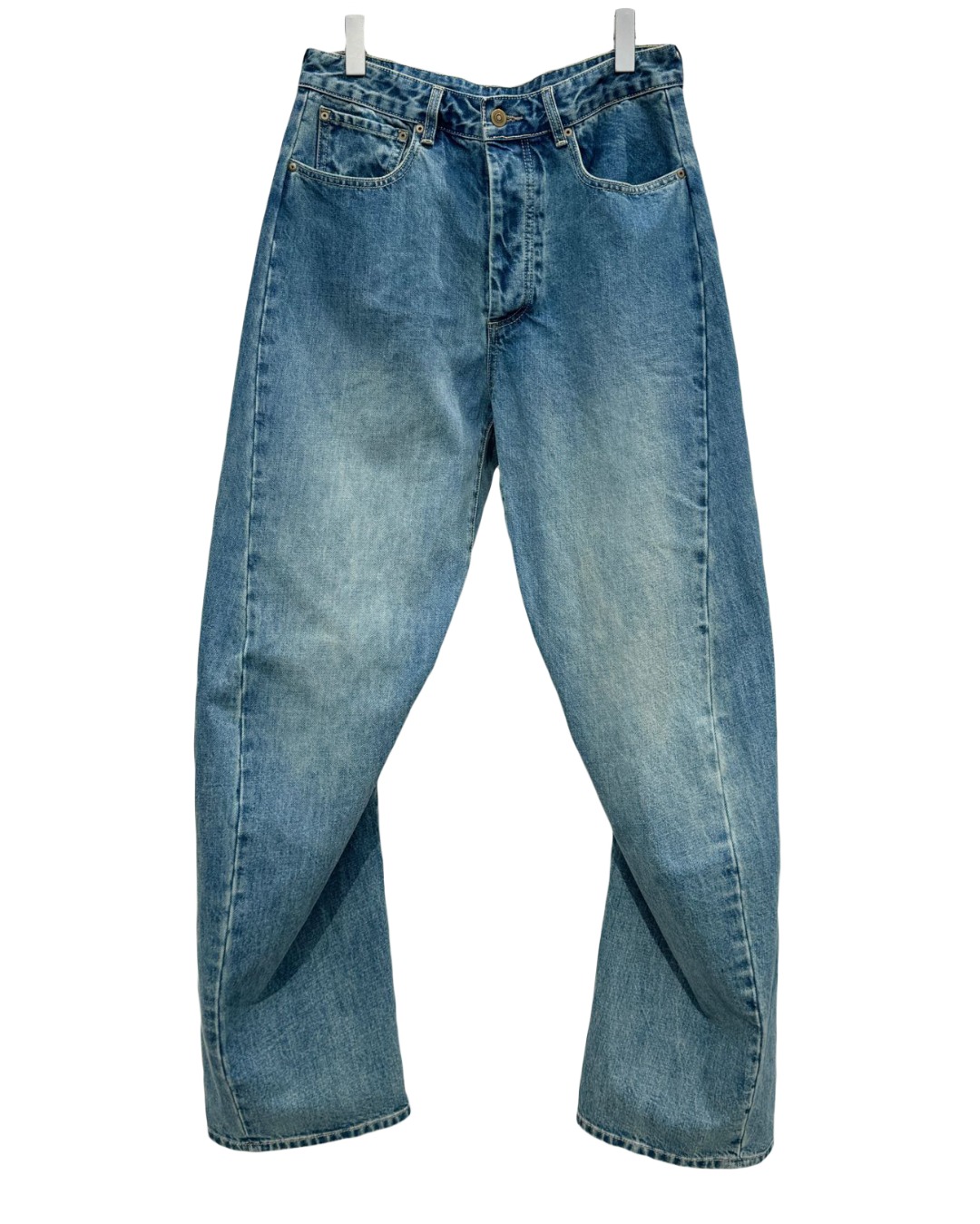 男款后腰调节牛仔裤长裤la016