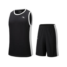 超级安踏男子速干篮球套装透气比赛服运动背心短裤T恤152541202U