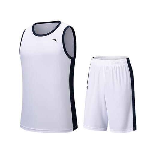 超级安踏男子速干篮球套装透气比赛服运动背心短裤T恤152541202U 商品图1