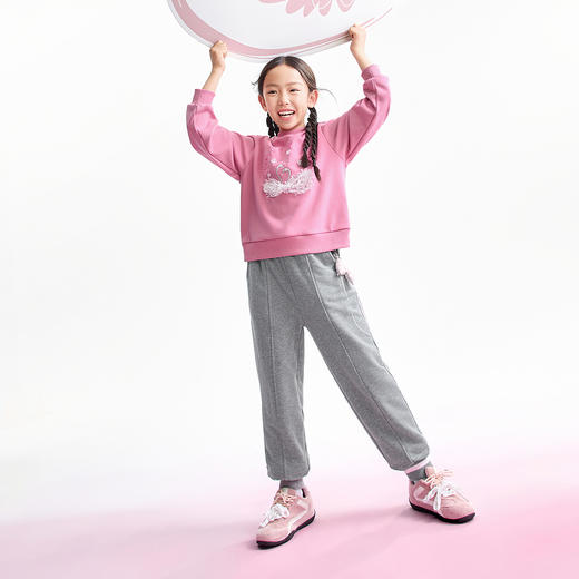 【实体店同款】女童中领卫衣冬季新款安奈儿童装AG541396 商品图5